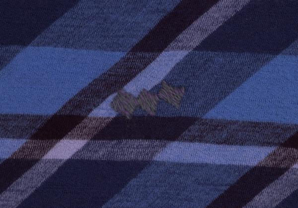 Yohji Yamamoto POUR HOMME Blue Multi Checker Knit Size 3