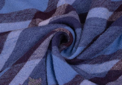 Yohji Yamamoto POUR HOMME Blue Multi Checker Knit Size 3