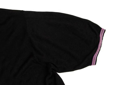 Yohji Yamamoto POUR HOMME Silk Paneled Knit Black Size 3