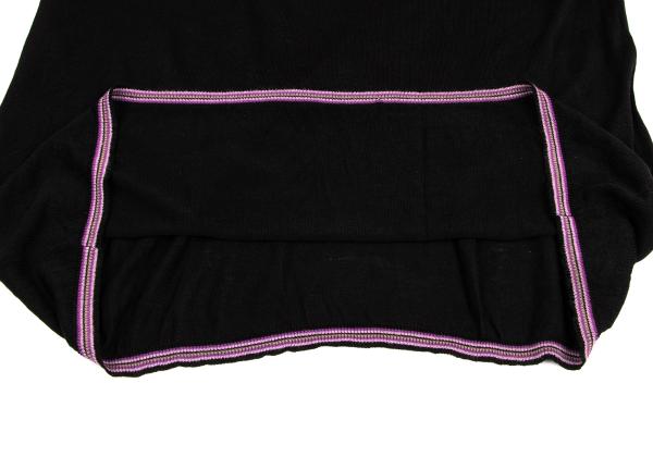 Yohji Yamamoto POUR HOMME Silk Paneled Knit Black Size 3