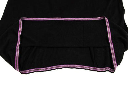 Yohji Yamamoto POUR HOMME Silk Paneled Knit Black Size 3