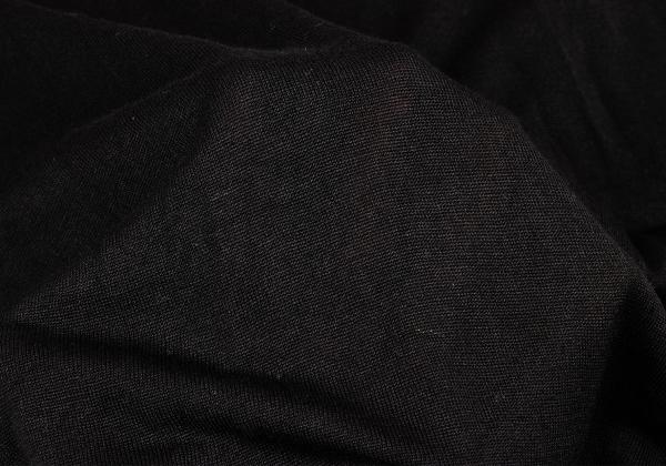 Yohji Yamamoto POUR HOMME Silk Paneled Knit Black Size 3
