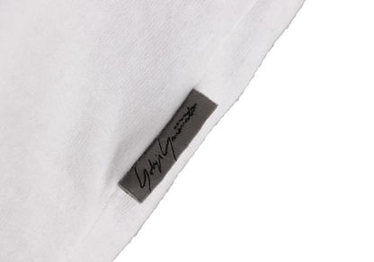 Yohji Yamamoto POUR HOMME Cotton Side T-Shirt White Size 2