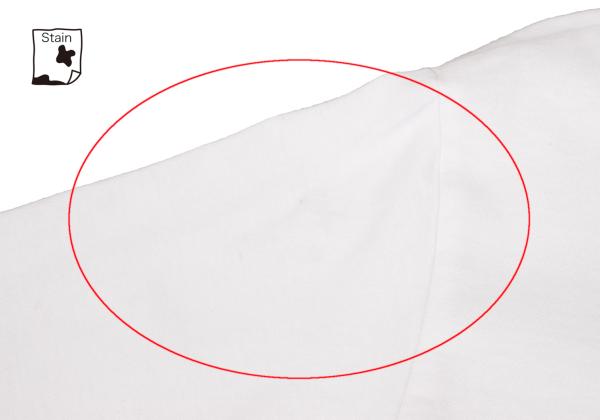 Yohji Yamamoto POUR HOMME Cotton Side T-Shirt White Size 2