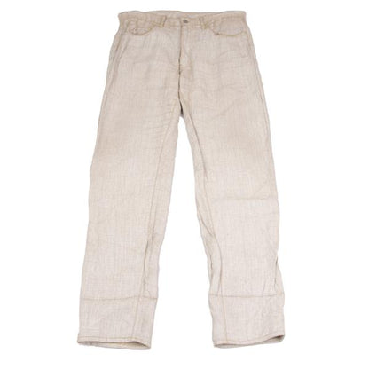 Yohji Yamamoto POUR HOMME Pigment Print Pants Ivory Size 6