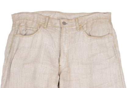 Yohji Yamamoto POUR HOMME Pigment Print Pants Ivory Size 6