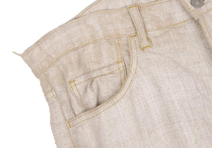 Yohji Yamamoto POUR HOMME Pigment Print Pants Ivory Size 6