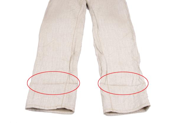 Yohji Yamamoto POUR HOMME Pigment Print Pants Ivory Size 6