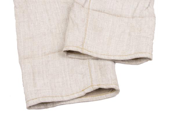 Yohji Yamamoto POUR HOMME Pigment Print Pants Ivory Size 6