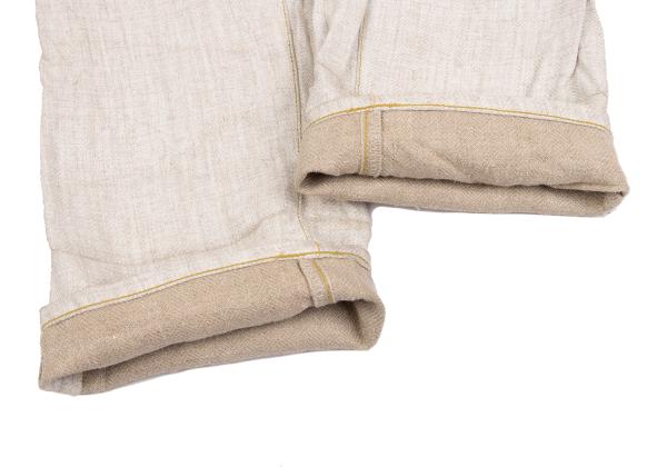 Yohji Yamamoto POUR HOMME Pigment Print Pants Ivory Size 6