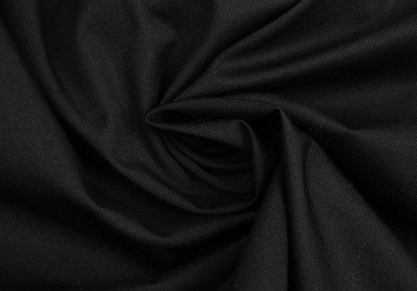 Y's BANG ON Cotton Zip-Up Stand Collar Shirt Black Size 2