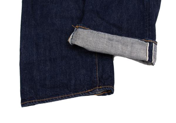 Y's BANG ON Patch Straight Denim Jeans Indigo Size 7