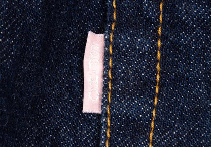 Y's BANG ON Patch Straight Denim Jeans Indigo Size 7