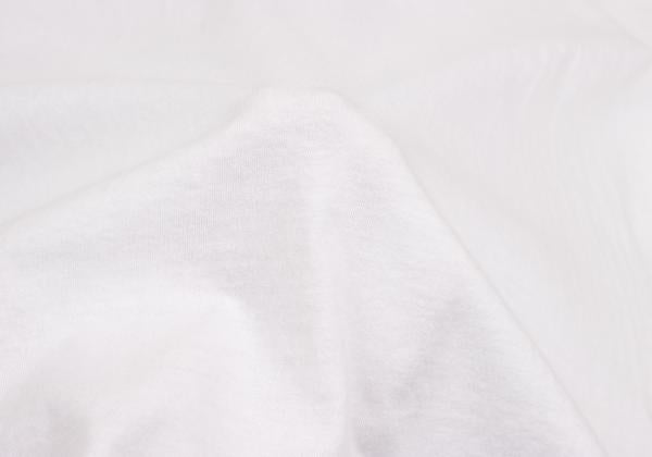 Y's Cotton Logo Print Tunic White Blouse Size 2