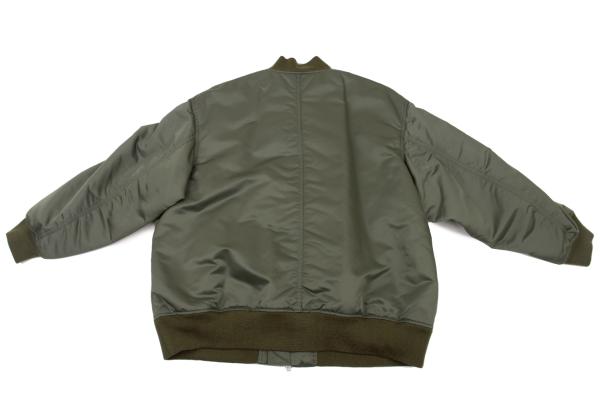 S'YTE 18AW Padded MA-1 Bomber Jacket Khaki Green Size 3