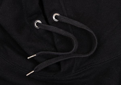 S'YTE Cotton Raw Cut Outseam Hoodie Black Size M