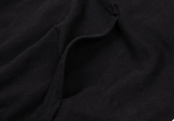 S'YTE Cotton Raw Cut Outseam Hoodie Black Size M