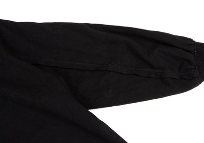 S'YTE Cotton Raw Cut Outseam Hoodie Black Size M