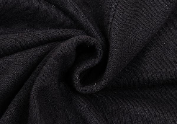 S'YTE Cotton Raw Cut Outseam Hoodie Black Size M