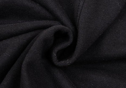 S'YTE Cotton Raw Cut Outseam Hoodie Black Size M