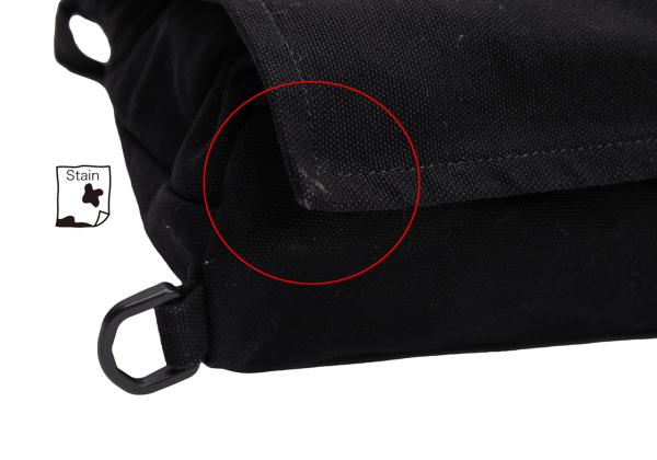 Yohji Yamamoto POUR HOMME Printed 2-Way Cotton Bag Black