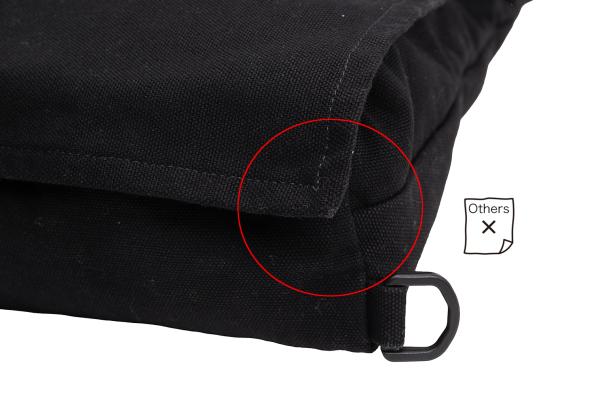 Yohji Yamamoto POUR HOMME Printed 2-Way Cotton Bag Black