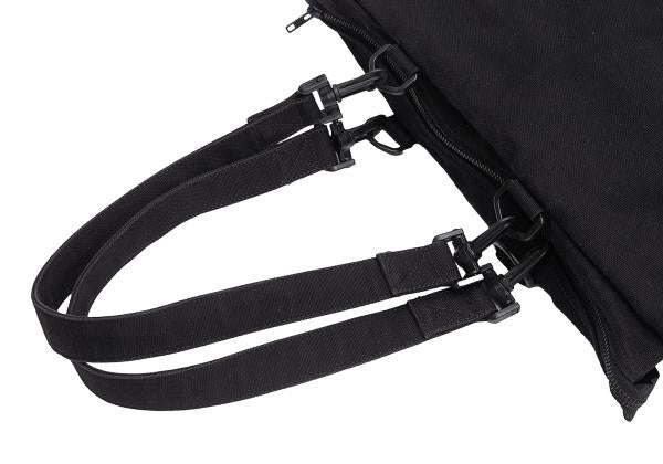 Yohji Yamamoto POUR HOMME Printed 2-Way Cotton Bag Black