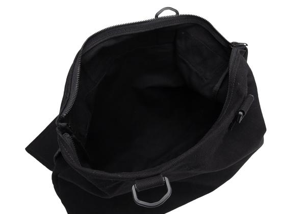 Yohji Yamamoto POUR HOMME Printed 2-Way Cotton Bag Black