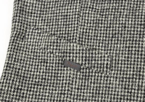 Papas Gray Harris Tweed Metal Button Vest Size 48M