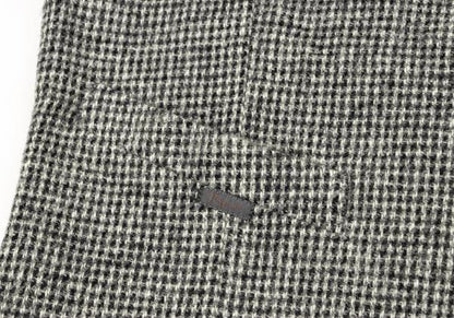 Papas Gray Harris Tweed Metal Button Vest Size 48M
