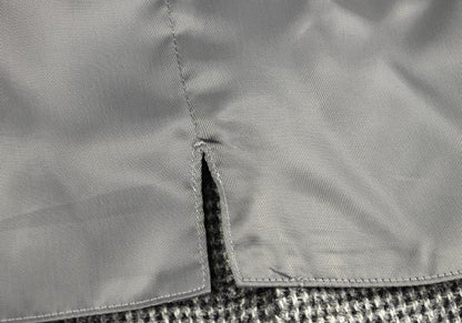 Papas Gray Harris Tweed Metal Button Vest Size 48M