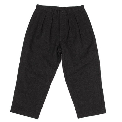COMME des GARCONS Wool Melange Check 2-Tuck Pants Size S