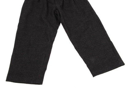 COMME des GARCONS Wool Melange Check 2-Tuck Pants Size S