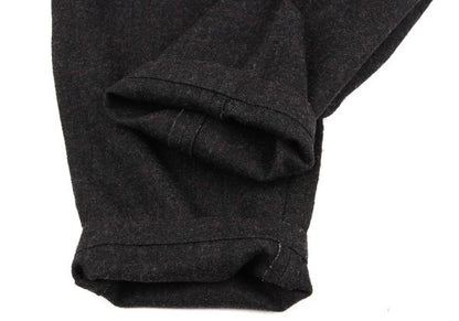 COMME des GARCONS Wool Melange Check 2-Tuck Pants Size S