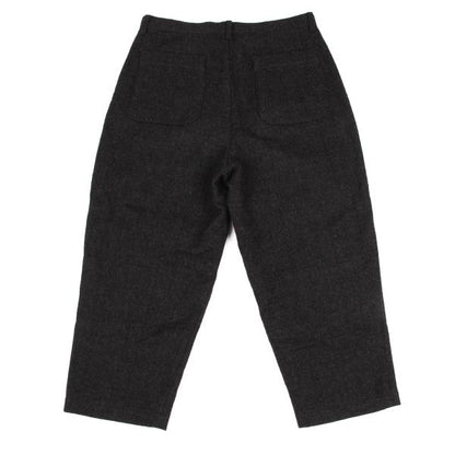 COMME des GARCONS Wool Melange Check 2-Tuck Pants Size S