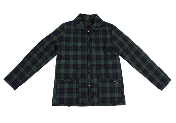 LAVENHAM Tartan Check Quilted Jacket Green Size M