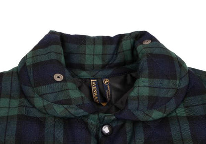 LAVENHAM Tartan Check Quilted Jacket Green Size M