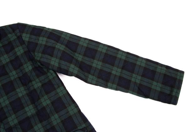 LAVENHAM Tartan Check Quilted Jacket Green Size M