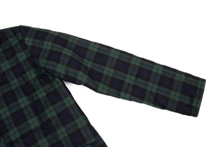 LAVENHAM Tartan Check Quilted Jacket Green Size M