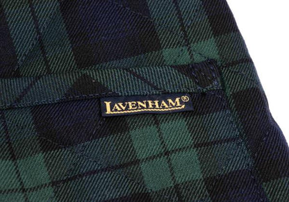 LAVENHAM Tartan Check Quilted Jacket Green Size M