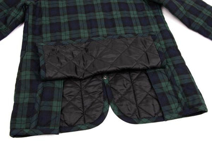 LAVENHAM Tartan Check Quilted Jacket Green Size M