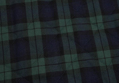 LAVENHAM Tartan Check Quilted Jacket Green Size M