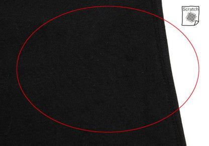 ISSEY MIYAKE Cotton Blend Stretch Half Zip Top Black Size M