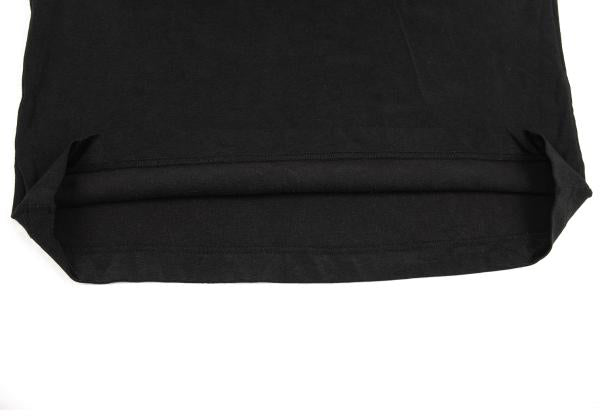 ISSEY MIYAKE Cotton Blend Stretch Half Zip Top Black Size M