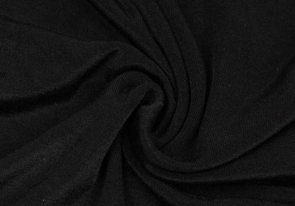 ISSEY MIYAKE Cotton Blend Stretch Half Zip Top Black Size M