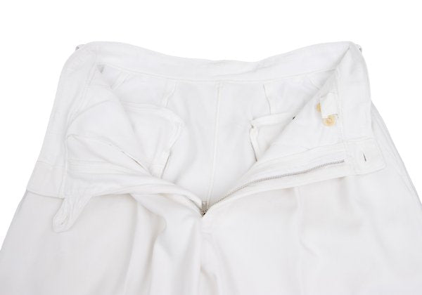 COMME des GARCONS HOMME PLUS Cotton Pants Off-White Size S