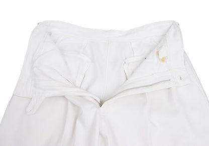 COMME des GARCONS HOMME PLUS Cotton Pants Off-White Size S