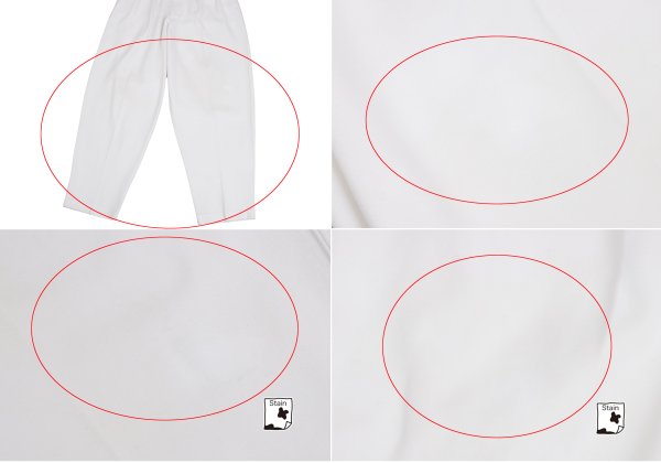 COMME des GARCONS HOMME PLUS Cotton Pants Off-White Size S