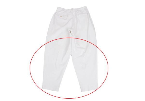 COMME des GARCONS HOMME PLUS Cotton Pants Off-White Size S