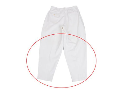 COMME des GARCONS HOMME PLUS Cotton Pants Off-White Size S